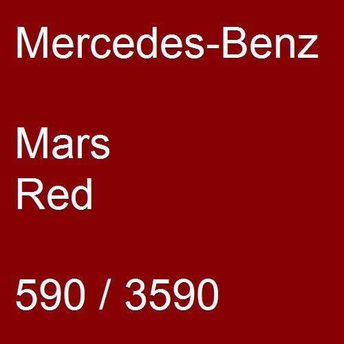 Mercedes-Benz, Mars Red, 590 / 3590.